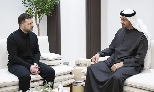 Ukraine agrees defence cooperation with UAE, Qatar as Zelensky visits Gulf Ukraine agrees defence cooperation with UAE, Qatar as Zelensky visits Gulf