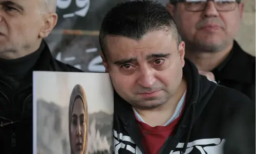 Funeral near Beirut for journalists killed in Israeli strike