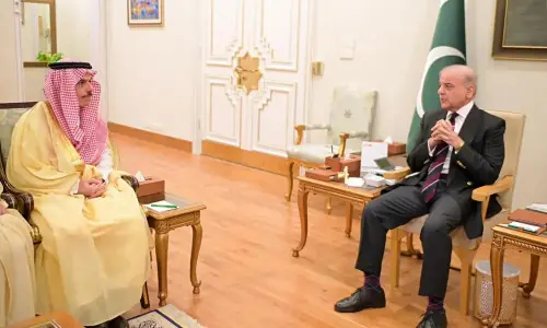 PM assures Prince Faisal: Pakistan will always stand shoulder to shoulder with KSA