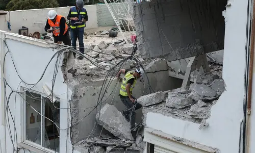 Israel says Haifa residential building suffers direct hit in Iran attack