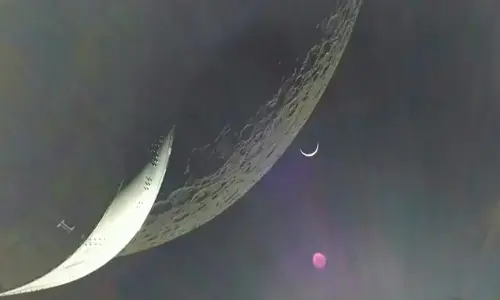 Artemis II crew basks in glow of lunar flyby en route to Earth