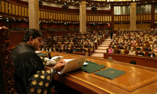 Six file nominations for vacant Senate seat from KP
