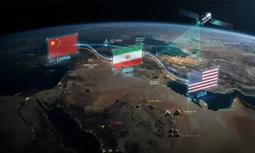 ایران نے چینی جاسوس سیٹلائٹ کے ذریعے امریکی اڈوں کو نشانہ بنایا، فنانشل ٹائمز