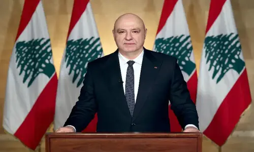 Lebanon president says working on &lsquo;permanent agreements&rsquo; after Israel truce