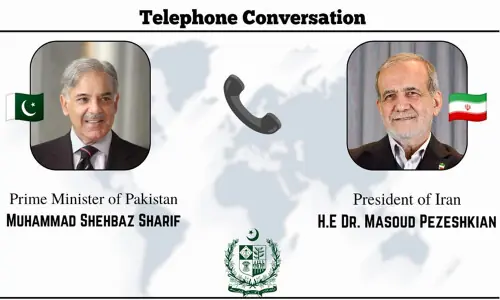 PM Shehbaz Pezeshkian discuss regional situation over phone