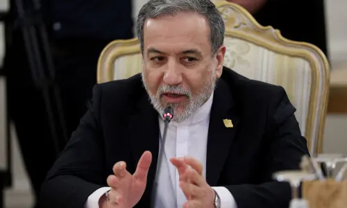 Iran&rsquo;s foreign minister says US blockade of Iranian ports is an &lsquo;act of war&rsquo;