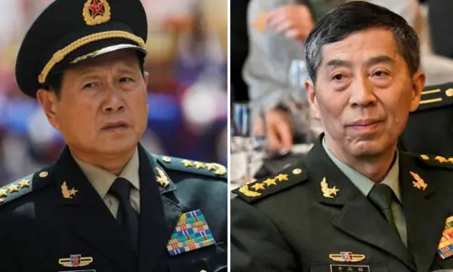China hands suspended death sentences to former defence ministers for graft