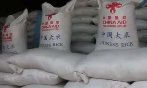 Cuba receives shipment of rice donated by China