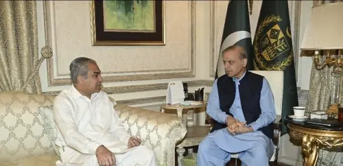 Naqvi meets PM Shehbaz before Tehran visit