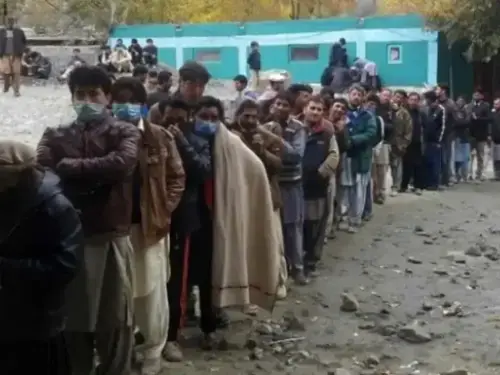 گلگت بلتستان،عام انتخابات کیلئے پولنگ کا عمل جاری