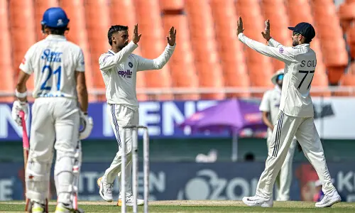 Debutant Suthar takes three wickets as India dominate Afghanistan Test