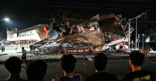 Powerful Philippine quake leaves at least 32 feared dead, survivors recount fear