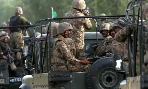 Security forces kill 14 terrorists in Khuzdar