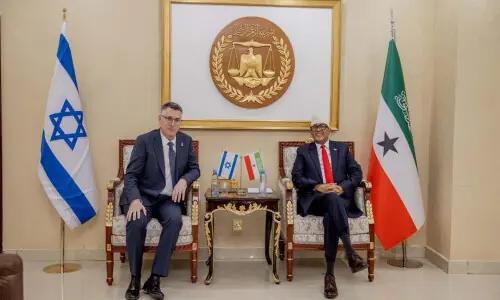 Somaliland president makes &lsquo;historic&rsquo; visit to Israel