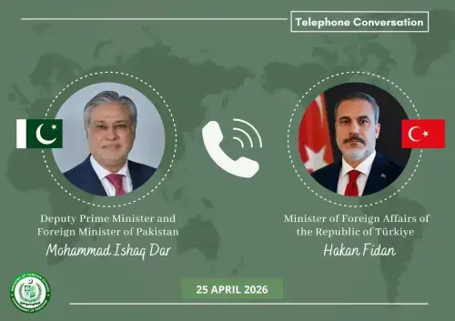 Dar, Turkish FM discuss peace deal
