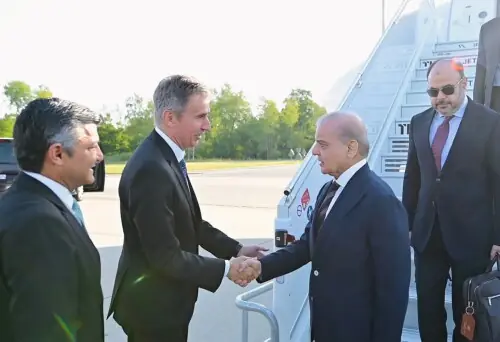 PM Shehbaz arrives in Switzerland as Iran-US talks enter implementation phase