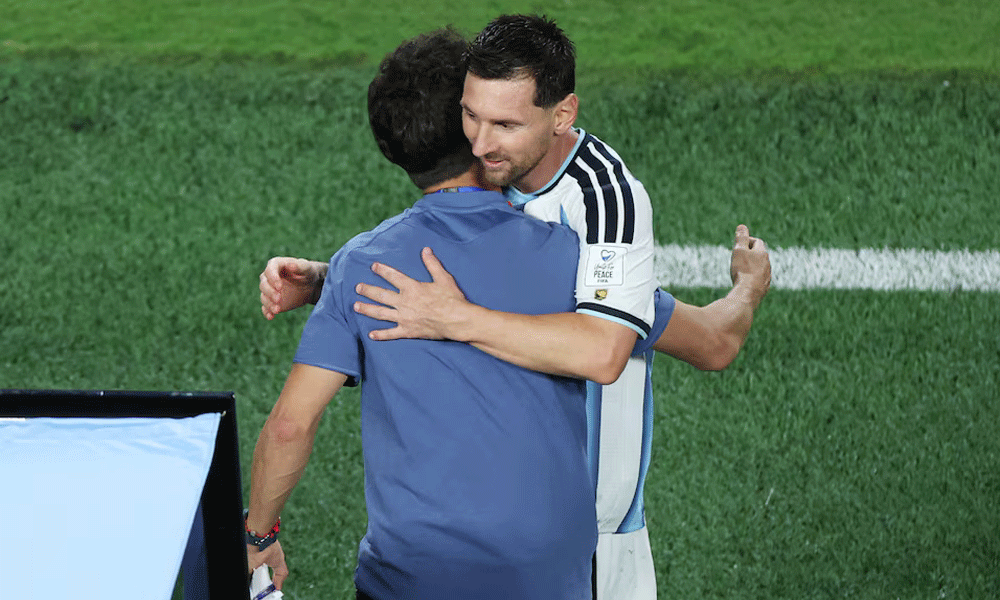 Milestone Messi sends Argentina to World Cup knockout stage