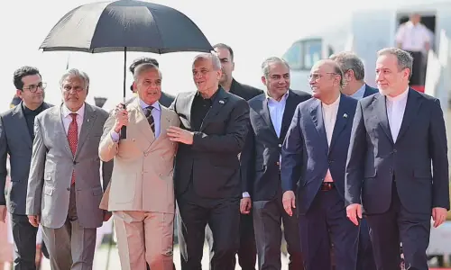 Iranian President Pezeshkian arrives in Pakistan