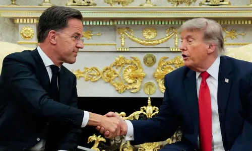At White House, NATO'S Rutte tries to ease tensions with Trump over Iran