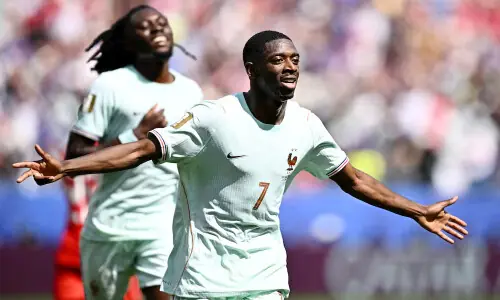 Dembele's quick-fire treble powers France to 4-1 win over second-string Norway