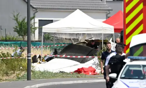 Skydiving plane crash kills 11 in France