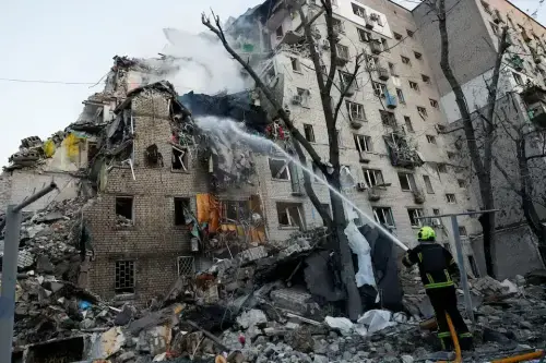 روسی حملوں میں یوکرین کے 4 افراد ہلاک، 10 زخمی