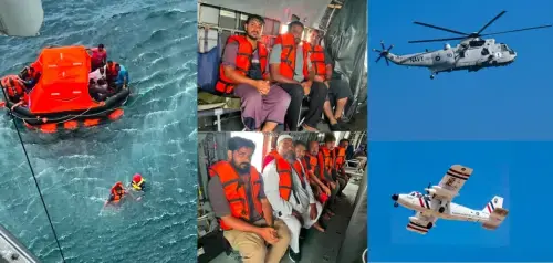 پاک بحریہ نے اورماڑہ کے مشرق میں ڈوبنے والے مال بردار دھاؤ کے عملے کے 20 ارکان کو بچا لیا