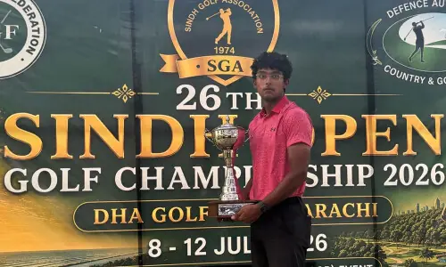 Amateur Omar makes history by winning Sindh open golf title
