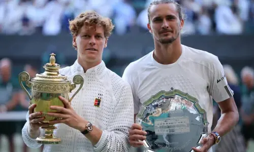 Zverev second in ATP rankings behind Sinner after Wimbledon