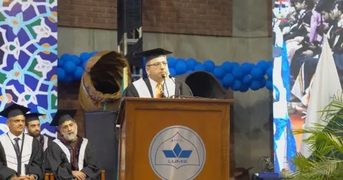 Global venture bridge board member Amir Husain Delivers keynote address at LUMS convocation 2026 Global venture bridge board member Amir Husain Delivers keynote address at LUMS convocation 2026