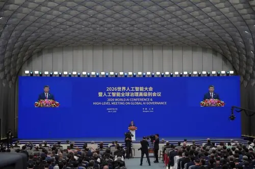 China's Xi promotes China's commitment to AI access in speech at Shanghai conference