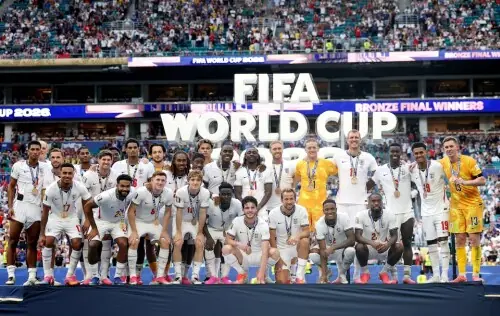 England survive France fightback and secure third place in World Cup goalfest England survive France fightback and secure third place in World Cup goalfest