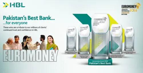 HBL wins ‘Pakistan’s Best Bank 2026’ award by Euromoney HBL wins ‘Pakistan’s Best Bank 2026’ award by Euromoney