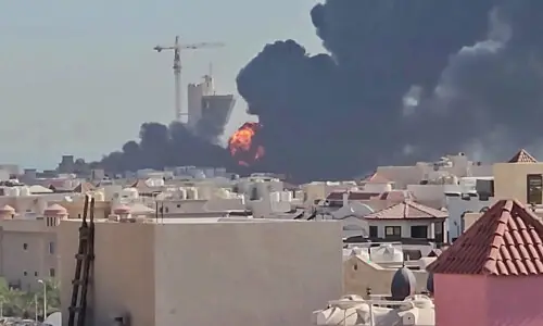 Iran attacks Bahrain and Kuwait, where power, water plant is alight Iran attacks Bahrain and Kuwait, where power, water plant is alight