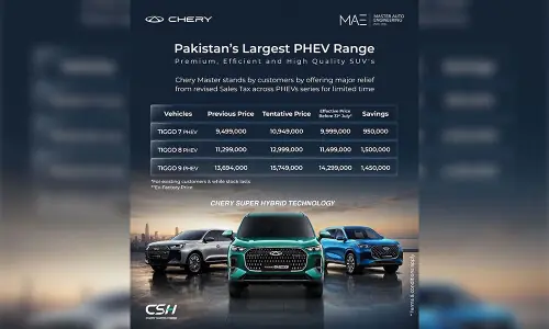 Chery Master stands by its customers, offering major relief from the revised sales tax across its PHEV lineup for a limited time