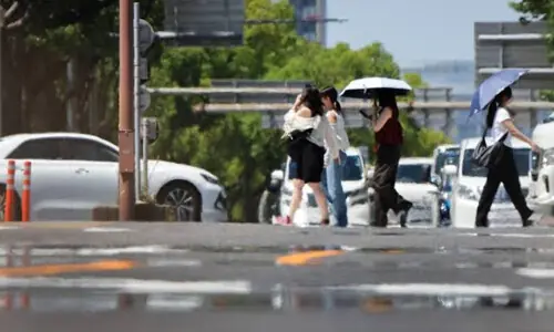 Japan records fifth &lsquo;cruelly hot day&rsquo;