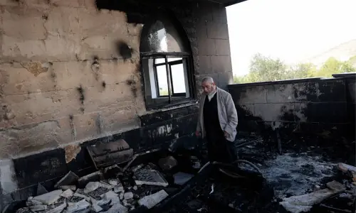 Israeli settlers torch 2 mosques in West Bank