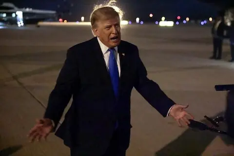Trump reiterates his positive portrayal of Iran talks