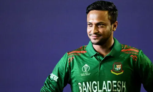 Bangladeshi cricket star Shakib, a Hasina ally, says he is ready to return home and face trial if given security Bangladeshi cricket star Shakib, a Hasina ally, says he is ready to return home and face trial if given security