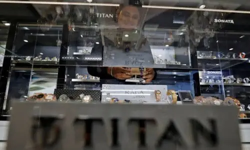 Titan posts profit surge on strong jewellery demand Titan posts profit surge on strong jewellery demand