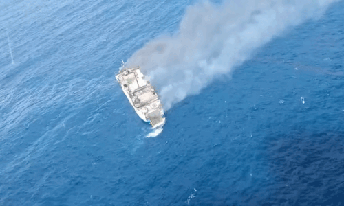 Indonesian ferry from Bali catches fire in waters off Lombok, evacuations underway Indonesian ferry from Bali catches fire in waters off Lombok, evacuations underway