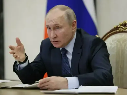 Russia's Putin visits disputed Kuril Islands, samples fish roe, media say