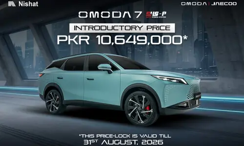 Omoda 7 price unveiled in Pakistan: PKR 10,649,000