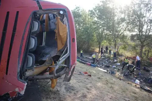 ہنگری میں پولش بس کو حادثہ، 12 افراد ہلاک، 10 زخمی