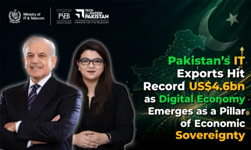 Pakistan&rsquo;s IT exports hit record US$4.6bn as digital economy emerges as a pillar of economic sovereignty