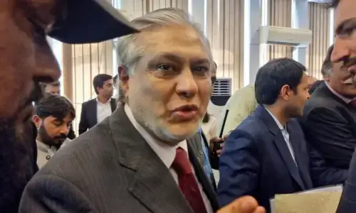 DPM Dar reaches London ahead of official visit starting on Monday