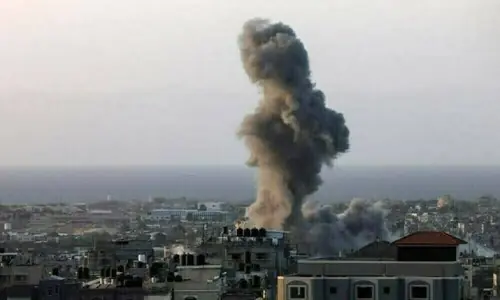 Israeli airstrikes in Gaza kill two people, including a 4-year-old boy, medics say