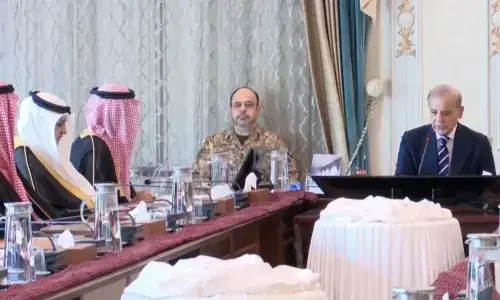 وزیراعظم اور سعودی وفد کے درمیان سرمایہ کاری کے فروغ پر تبادلہ خیال
