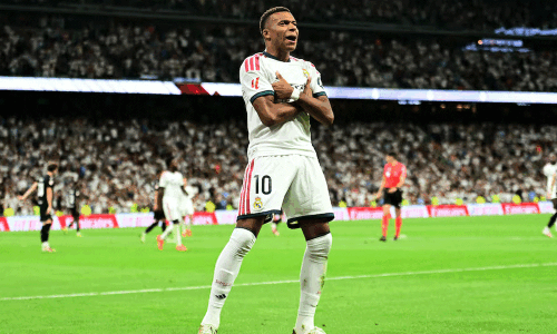 Mbappe hat-trick powers Real Madrid past Real Sociedad on Mourinho's Bernabeu return