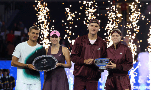 Muchova and Mensik win U.S. Open mixed doubles title